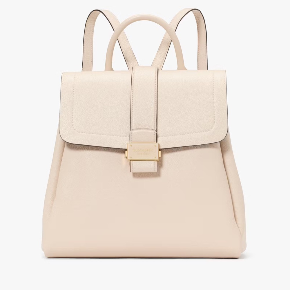 kate spade Pebble Leather Cream-Opal Backpack